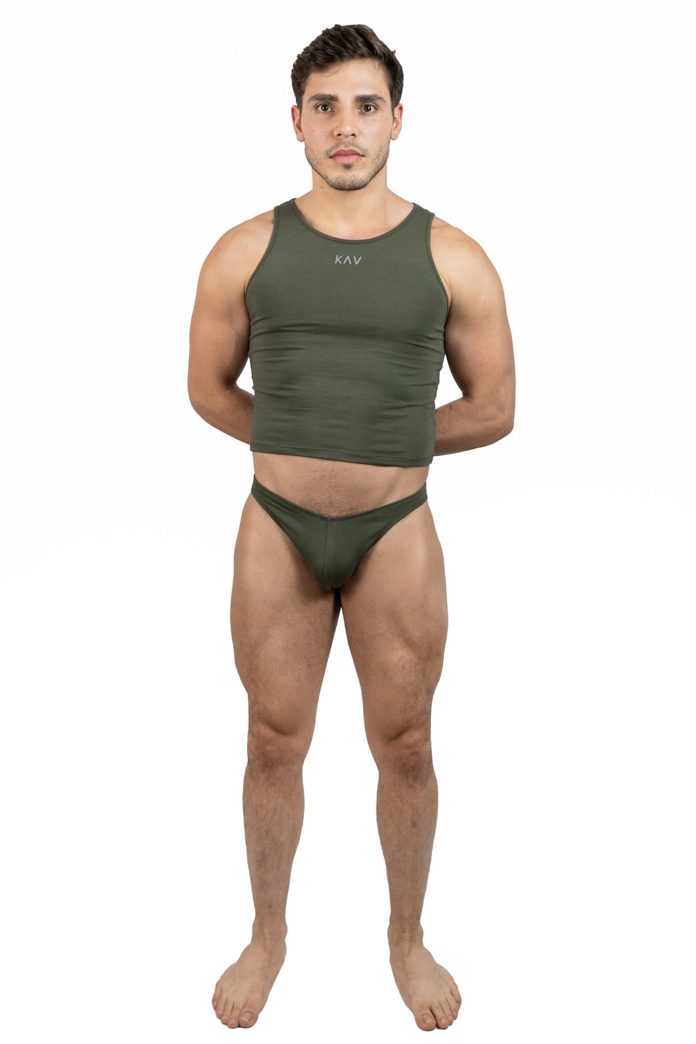 Dark Green Gabriel Thong Set