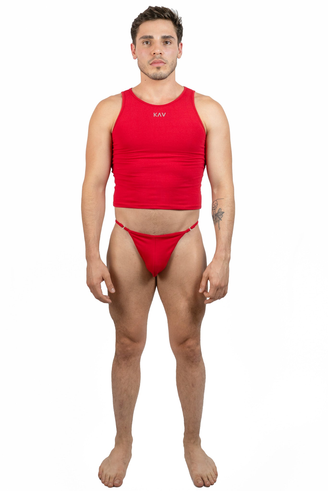 Red Venom Cotton Jersey Set