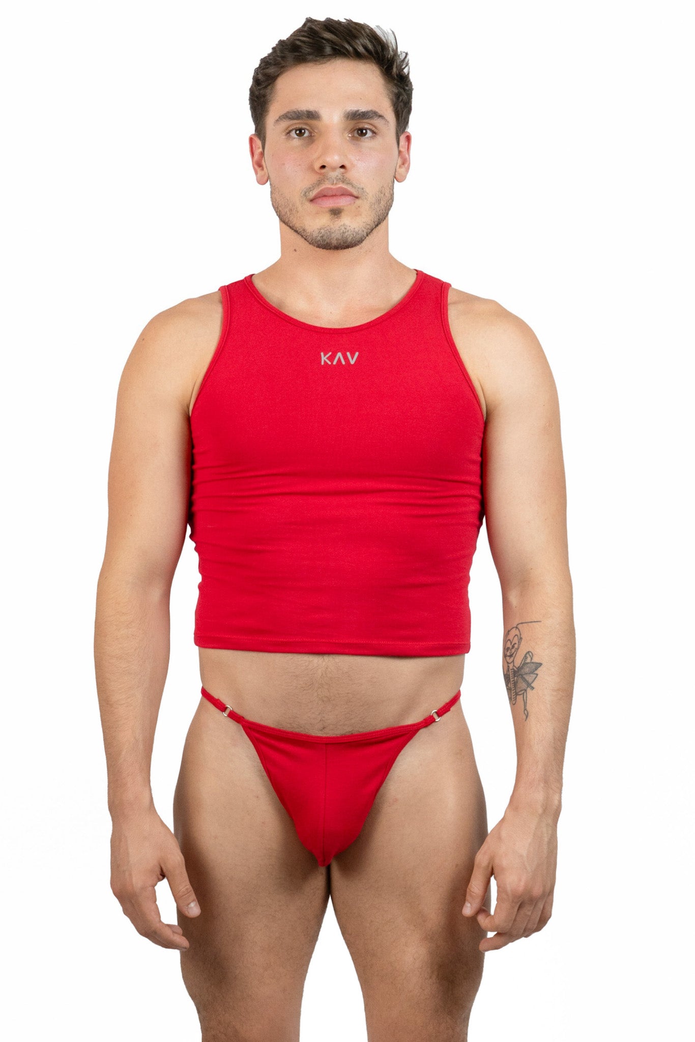 Red Magnet Tank Top