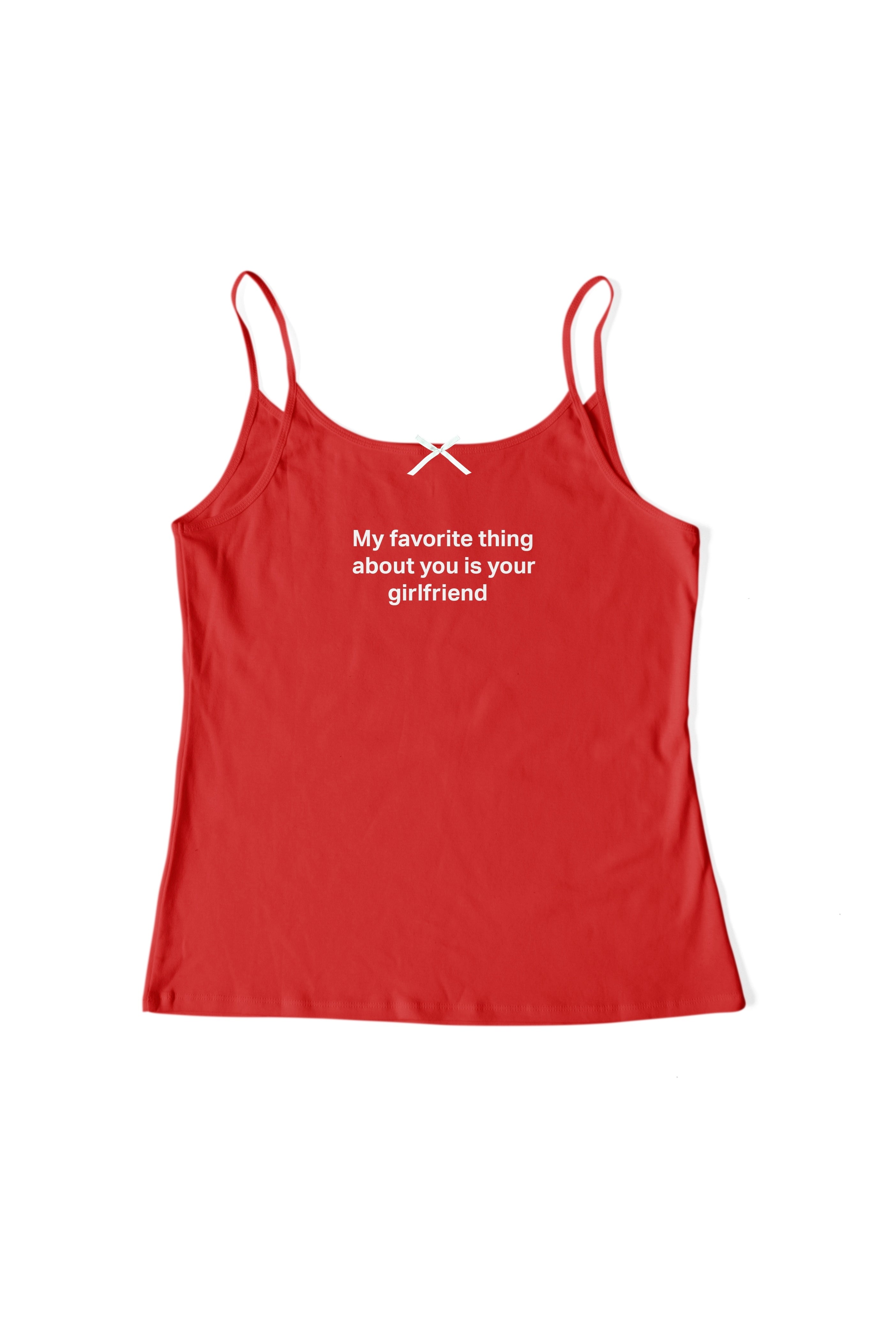 Girlfriend Red Tank Top