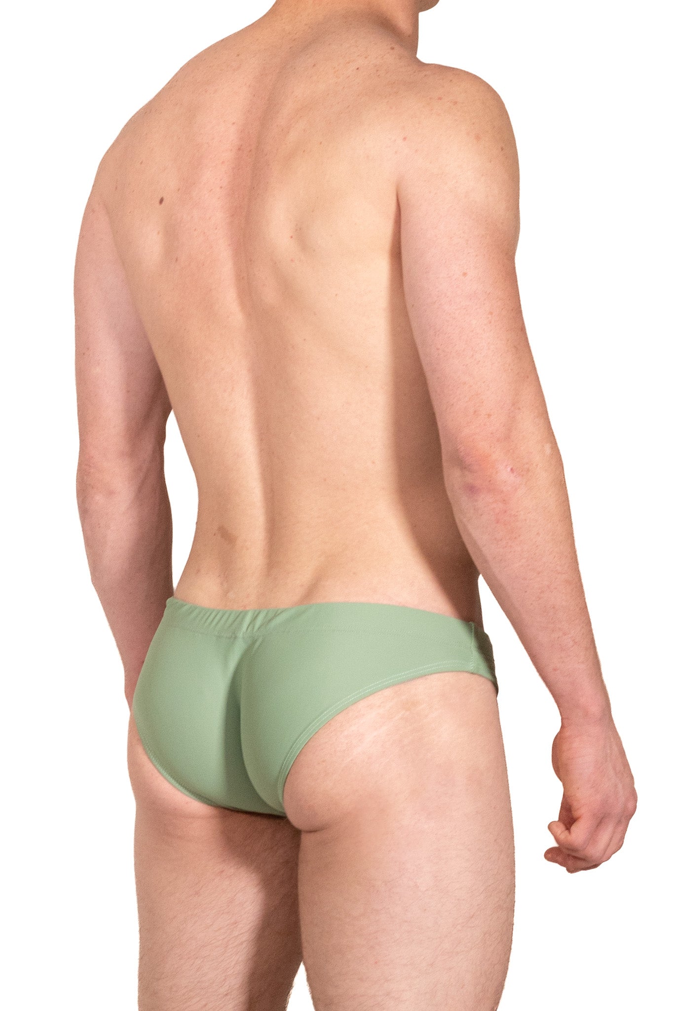 Green Minimal Swim Brief