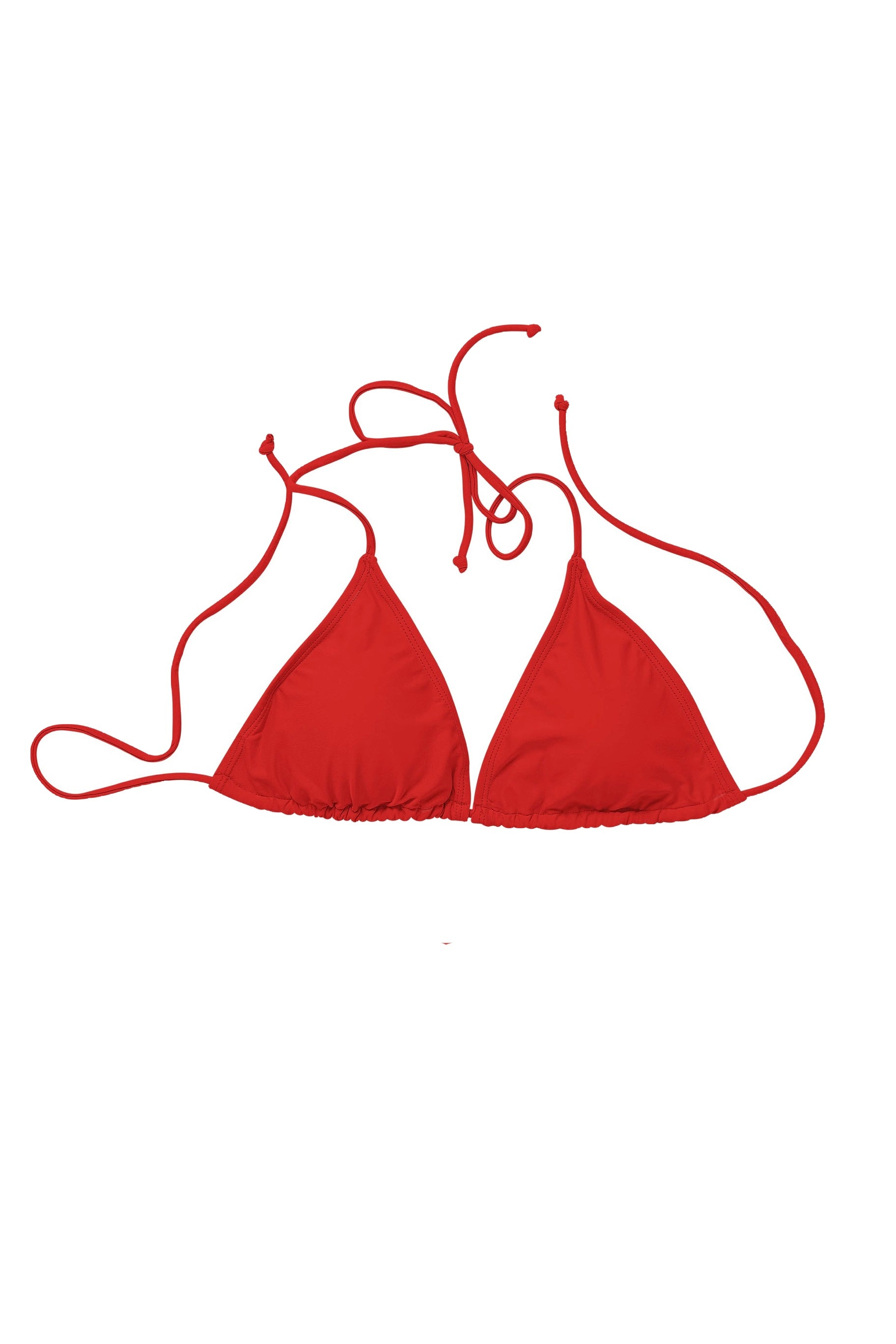 Red Triangle Swim Top