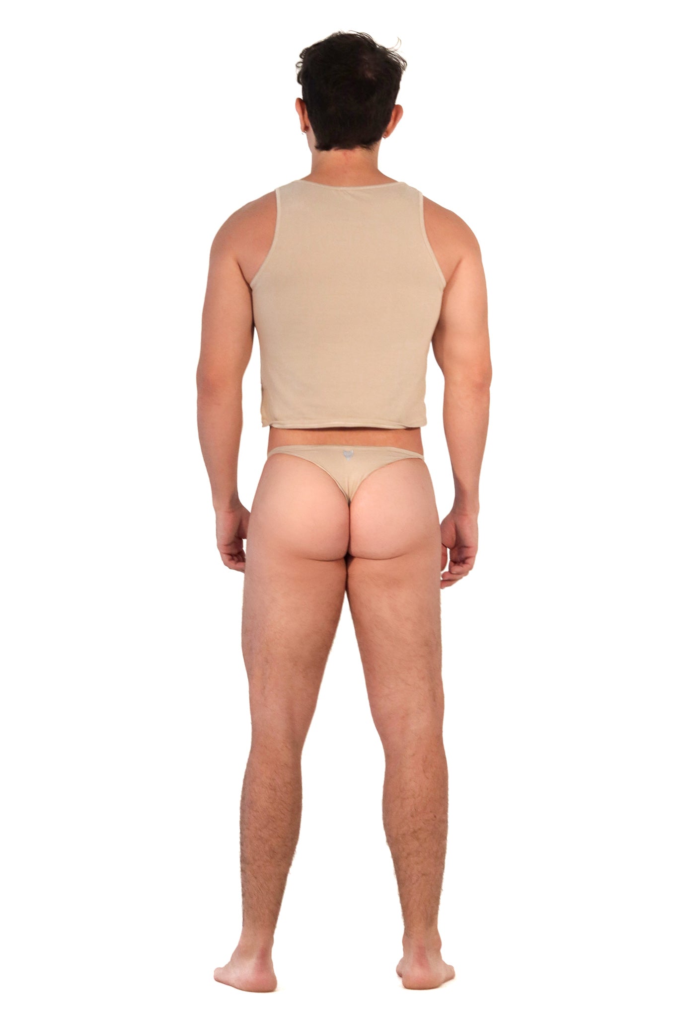Beige Gabriel Thong Set - KAV Wear