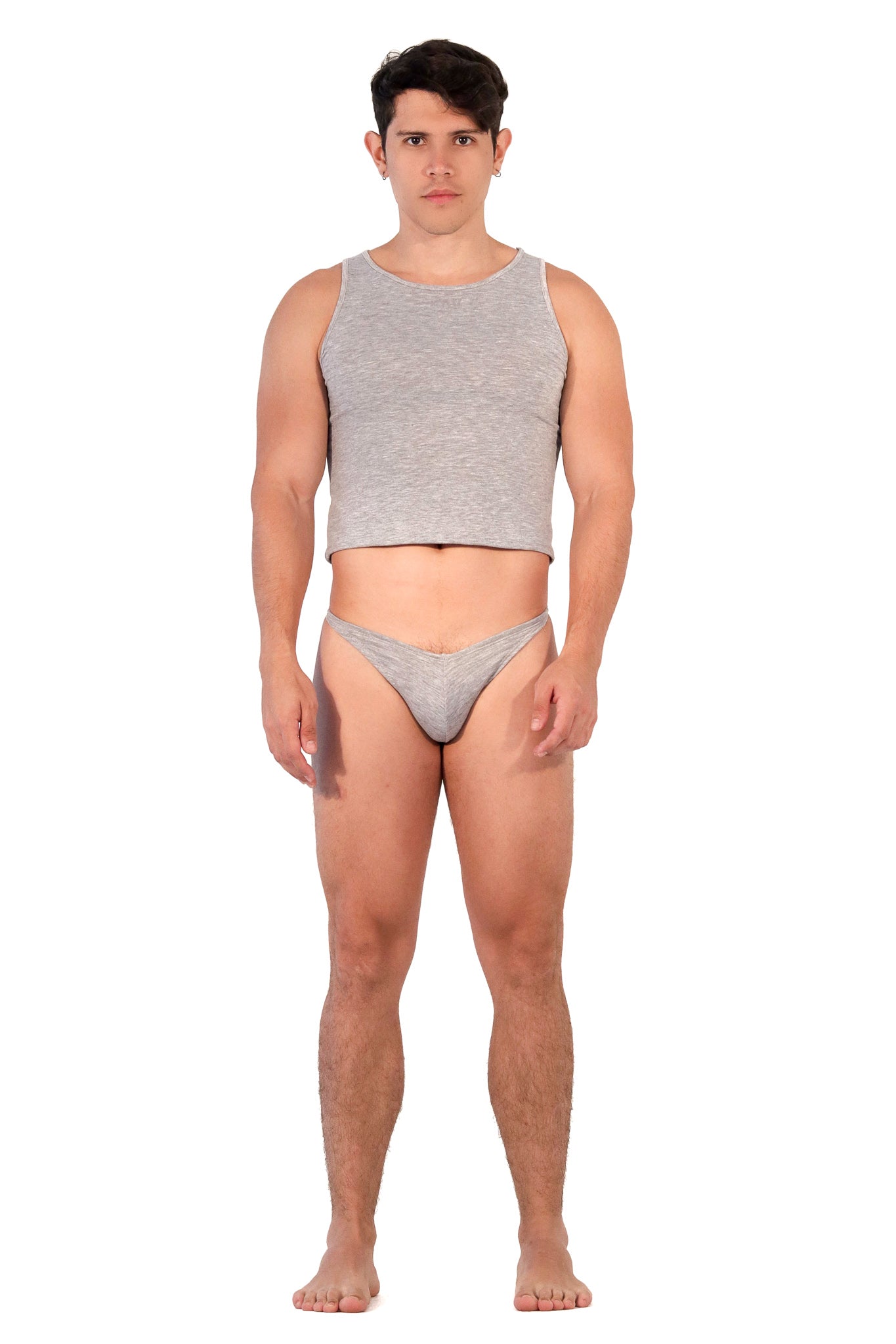 Gray Gabriel Thong Set - KAV Wear