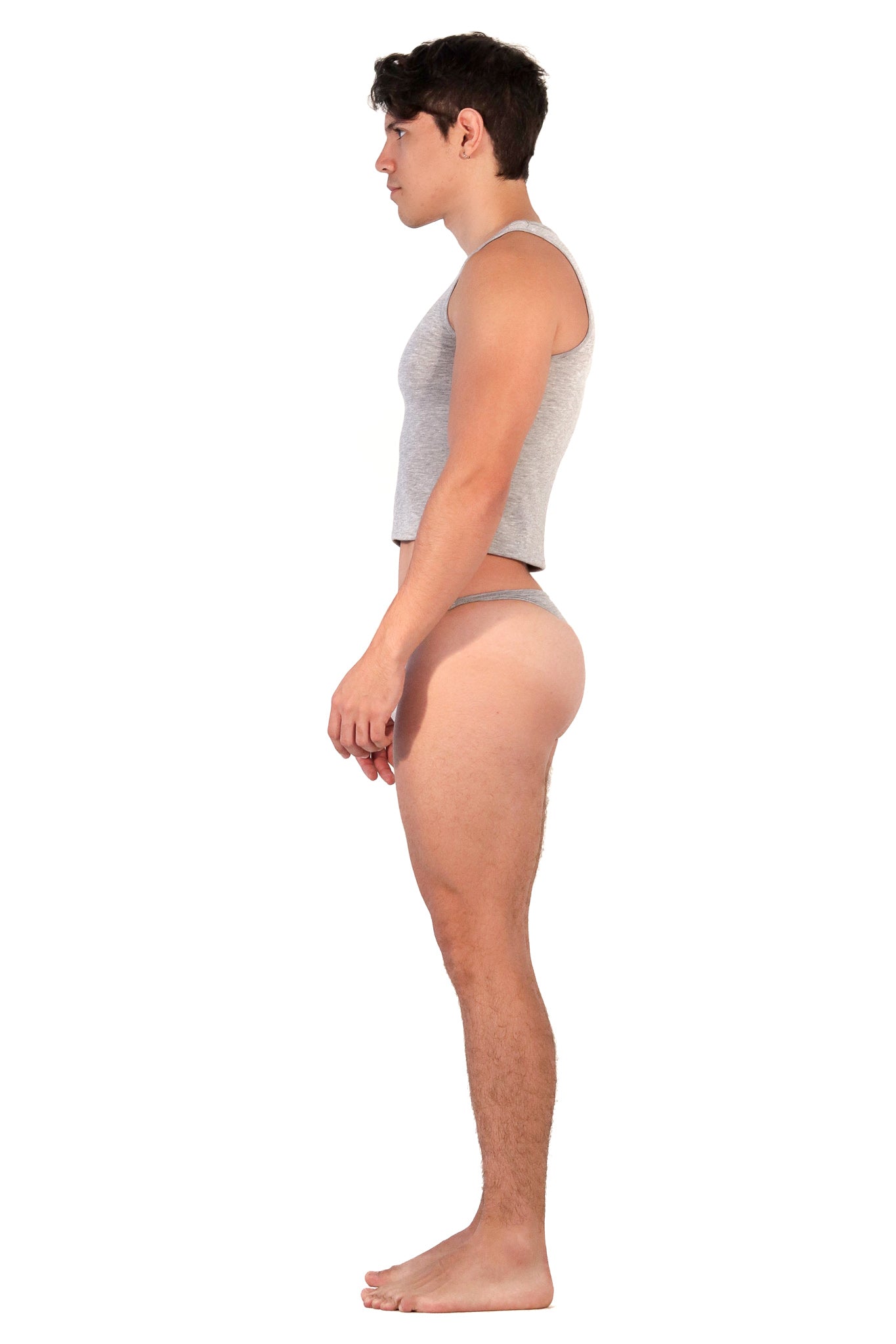Gray Gabriel Thong Set - KAV Wear