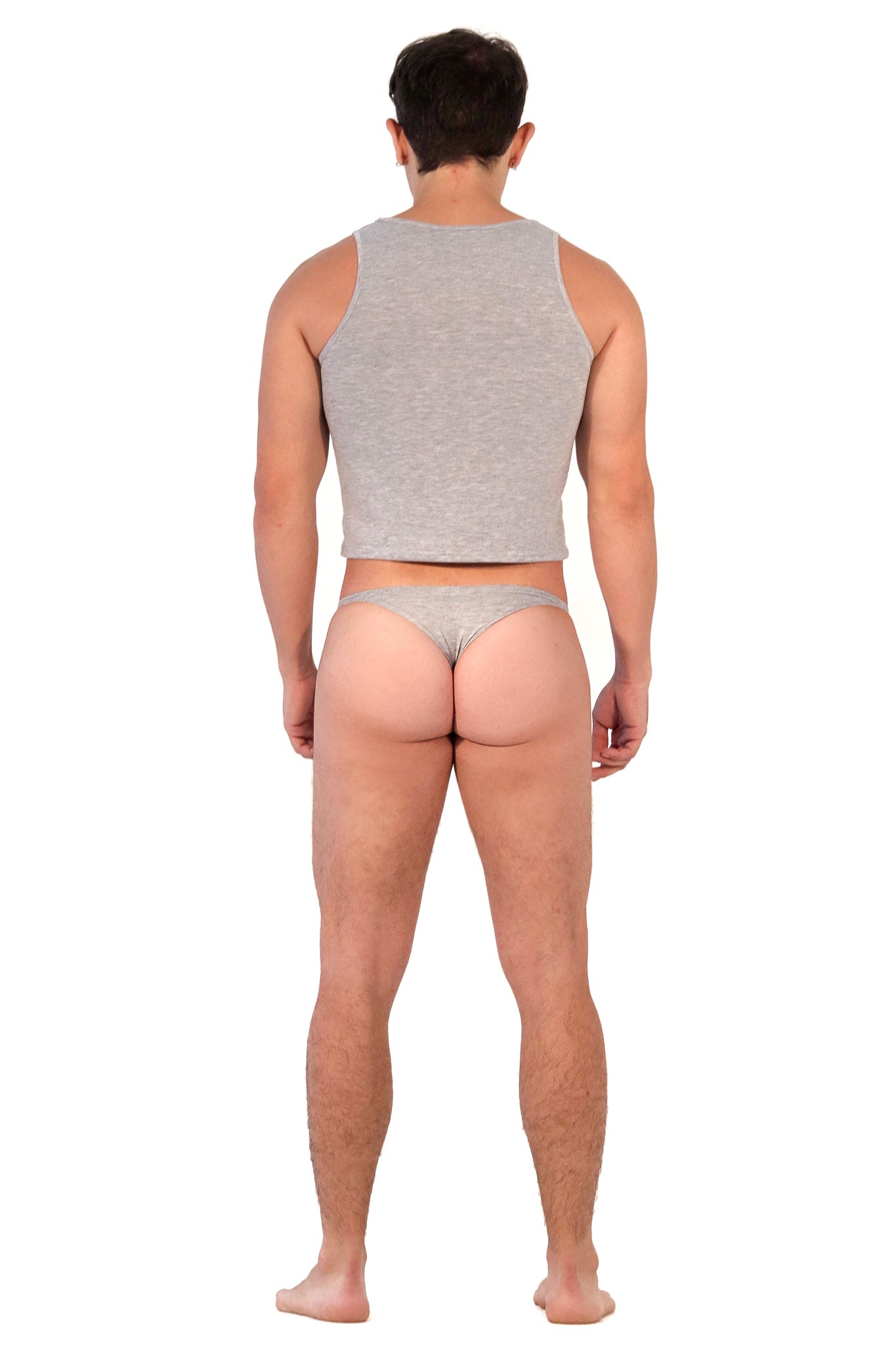 Gray Gabriel Thong Set - KAV Wear