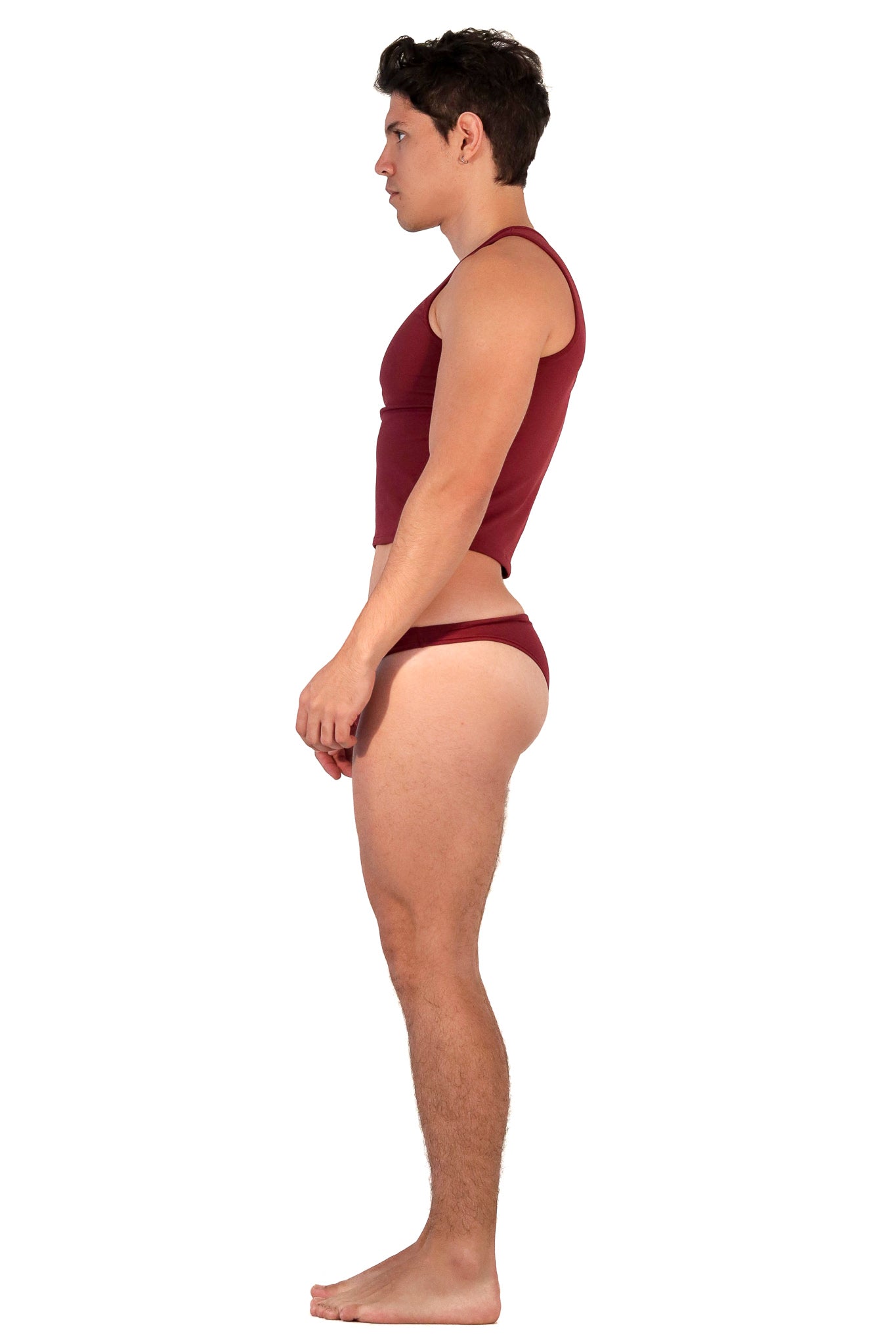 Dark Red Magnet Tank Top - KAV Wear