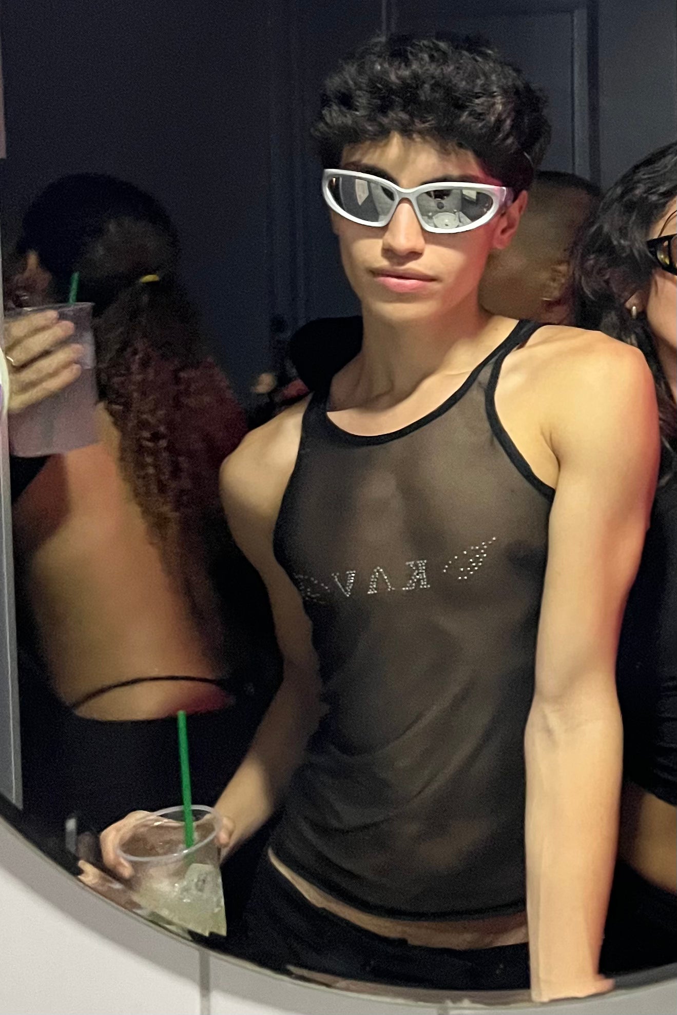 Angelito Mesh Tank Top