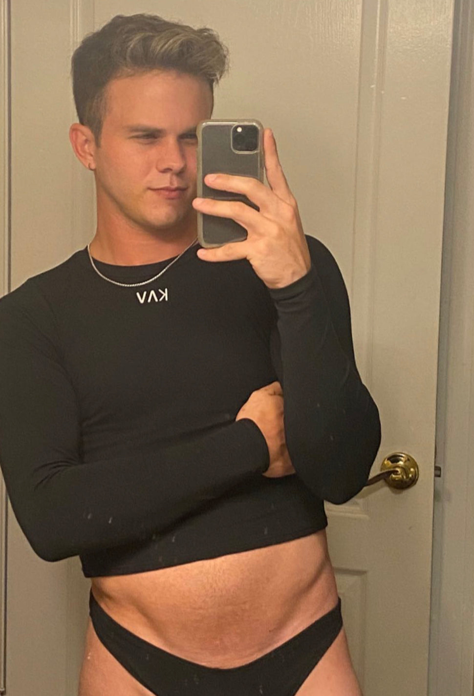 Long Sleeve Gabriel Thong Set