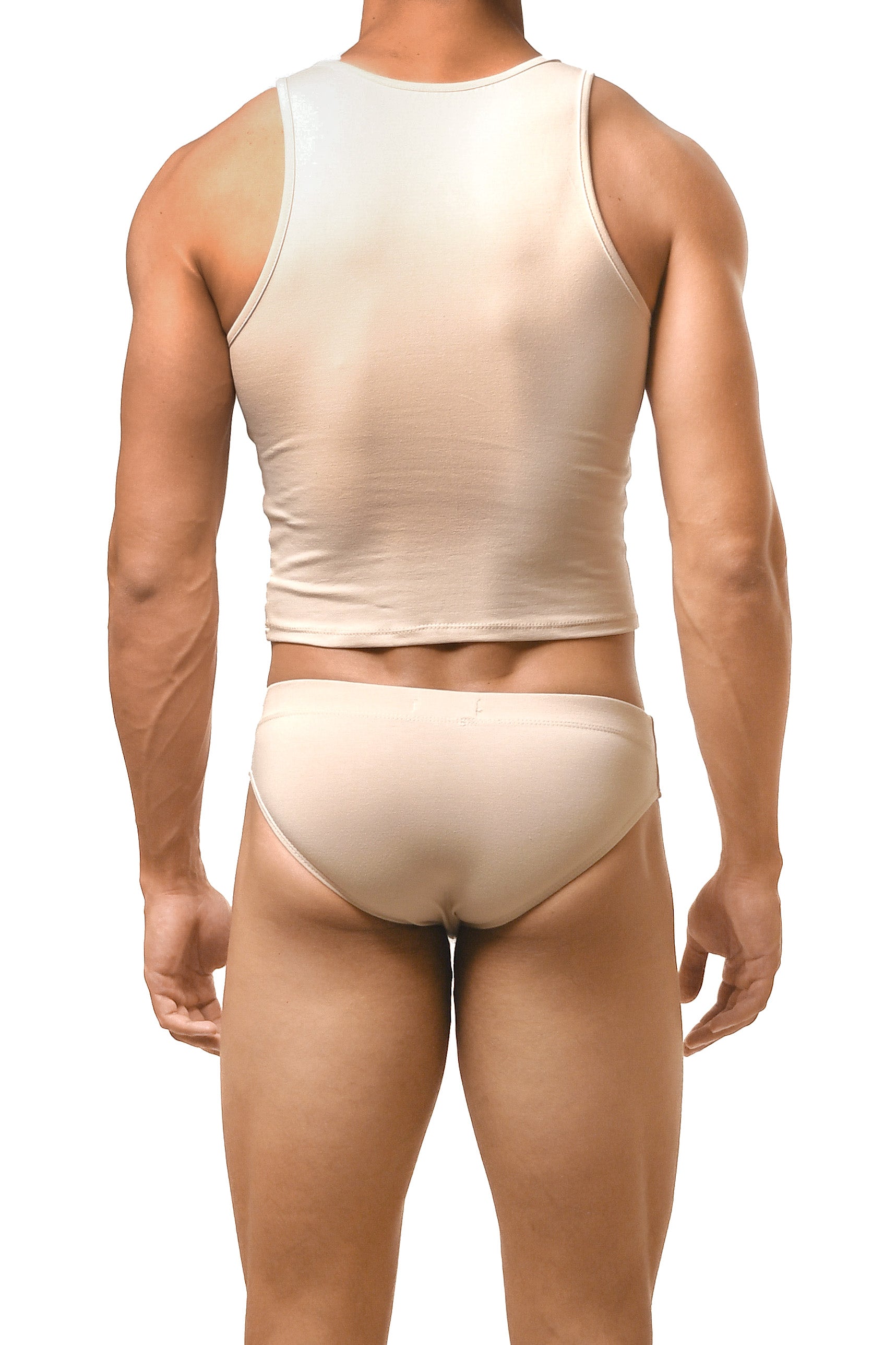 Beige Magnet Tank Top