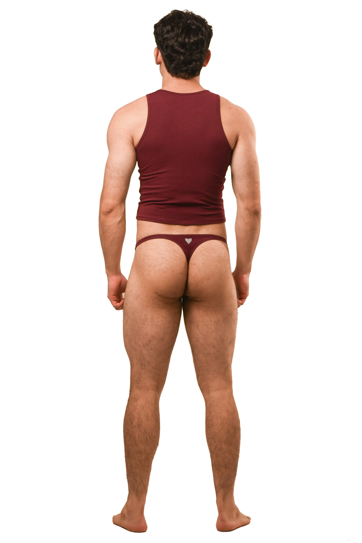 Dark Red Magnet Tank Top