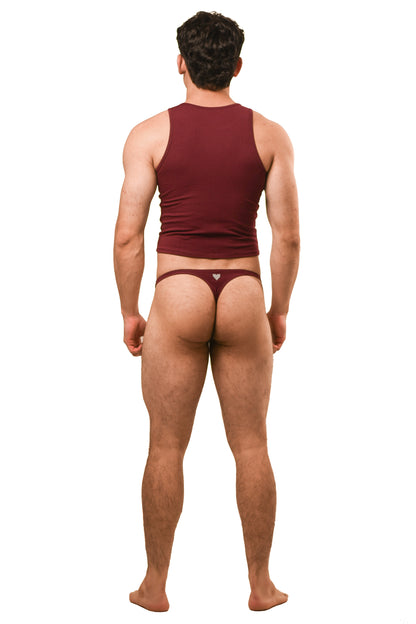 Dark Red Magnet Tank Top