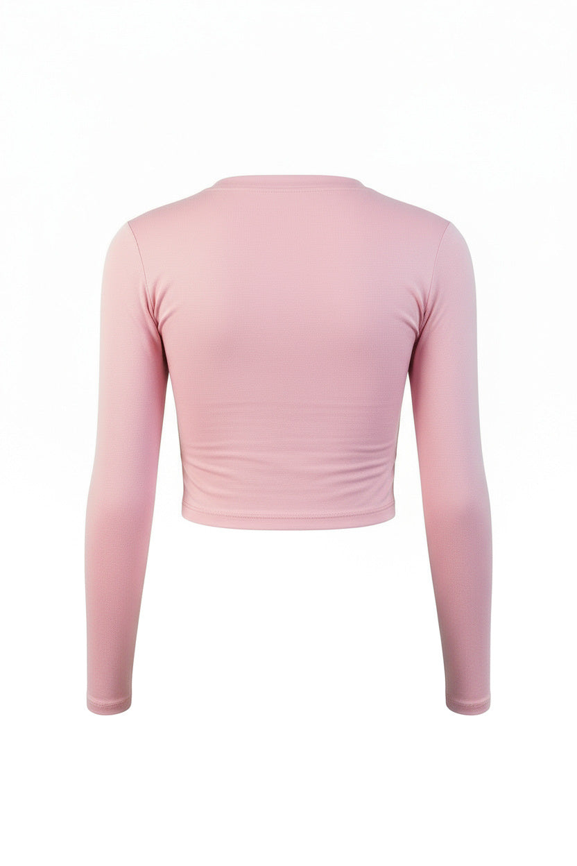 Pink Long Sleeve Magnet Top