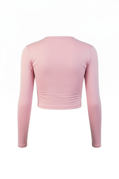 Pink Long Sleeve Magnet Top