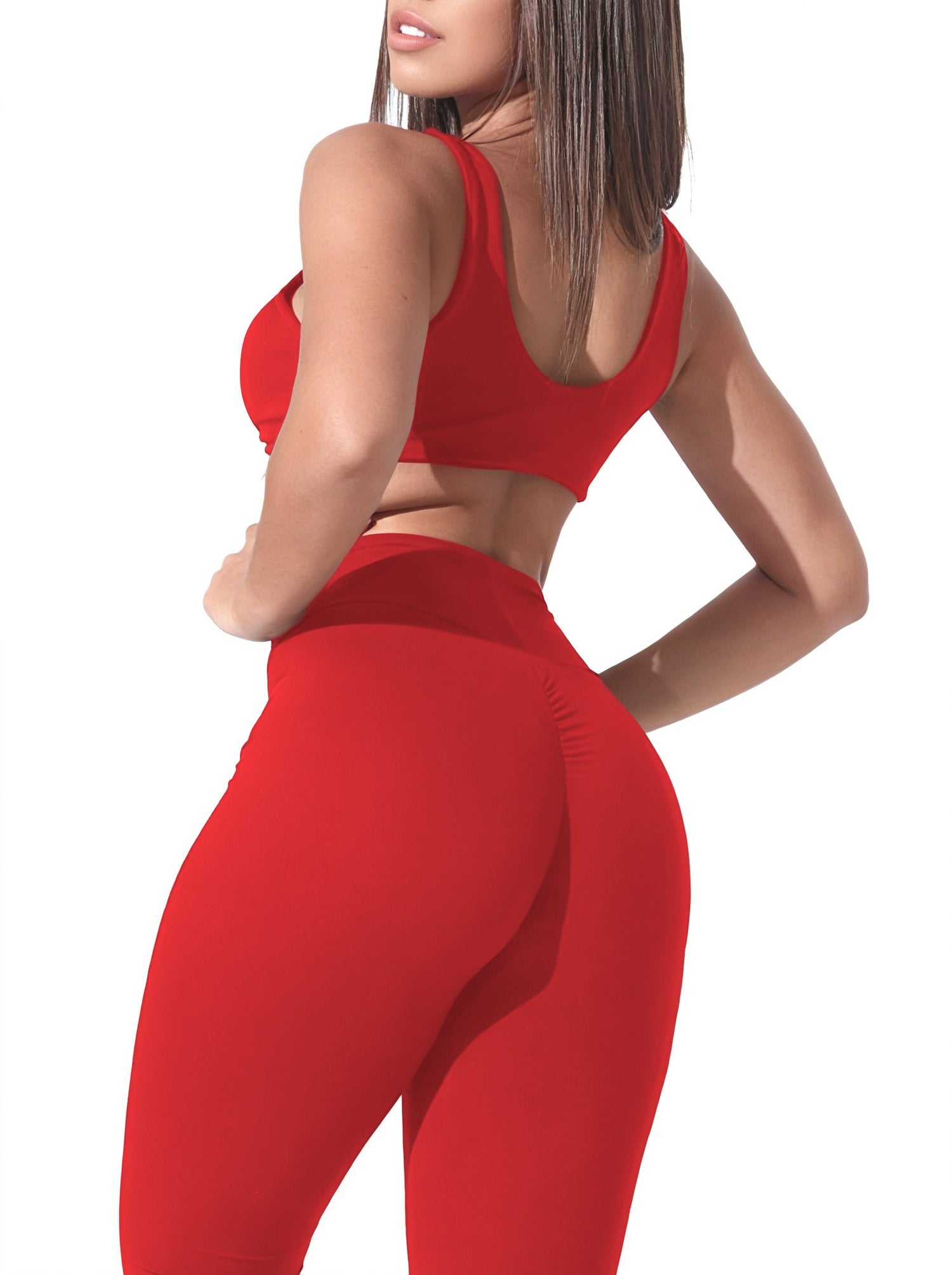 Red Twist Active Top