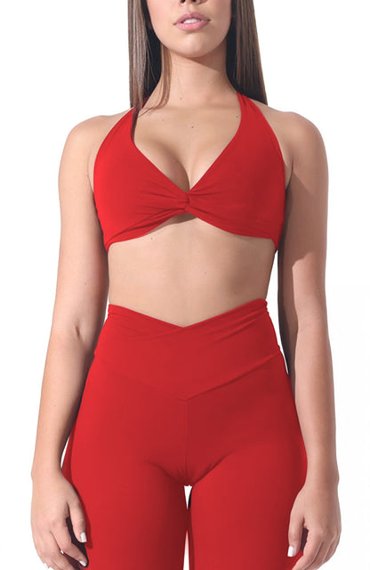 Red Twist Active Top