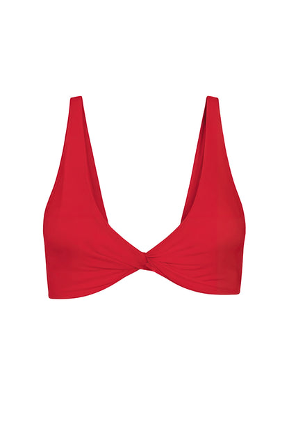 Red Twist Active Top