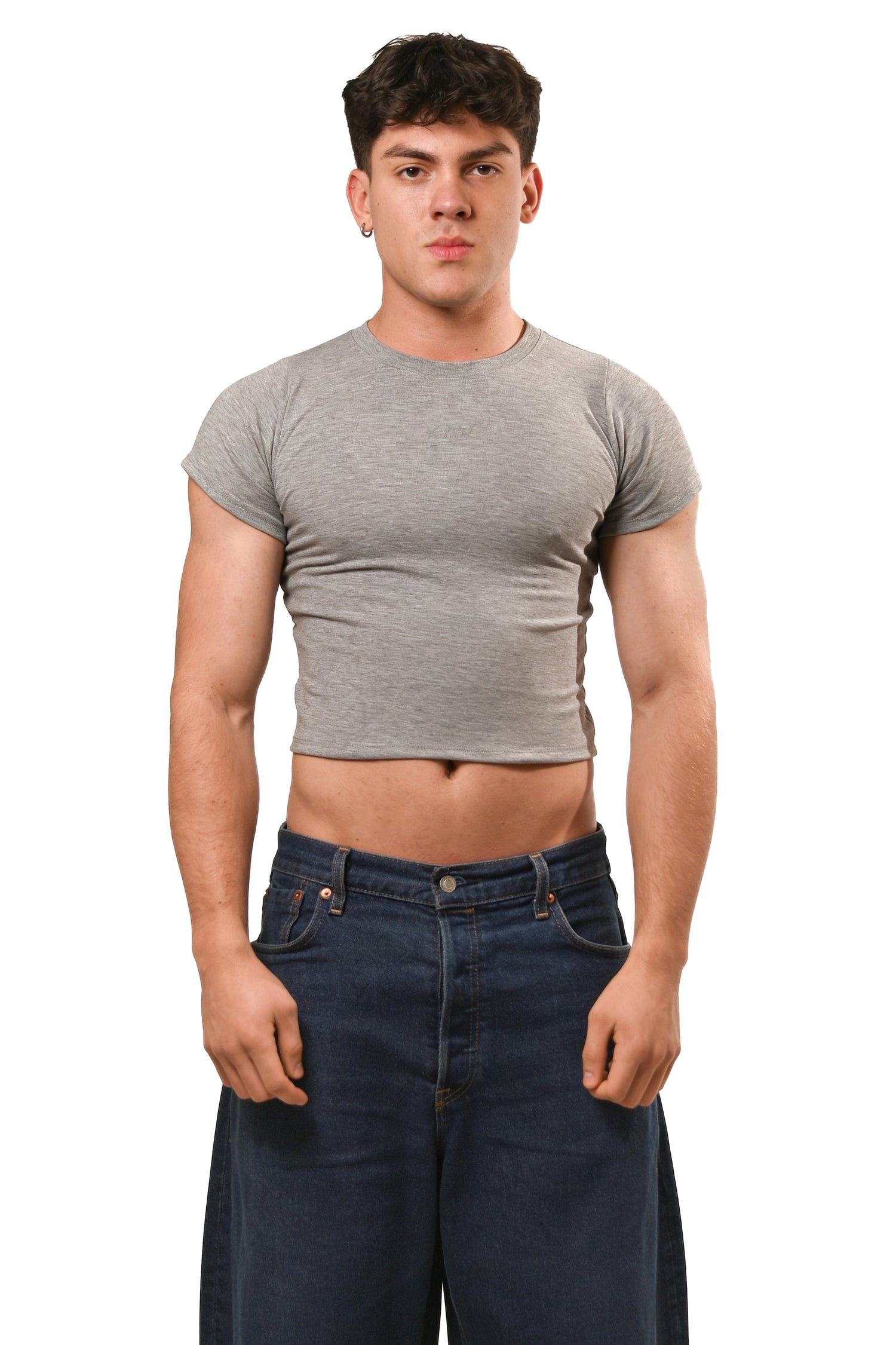 Moon Gray Magnet Baby Tee