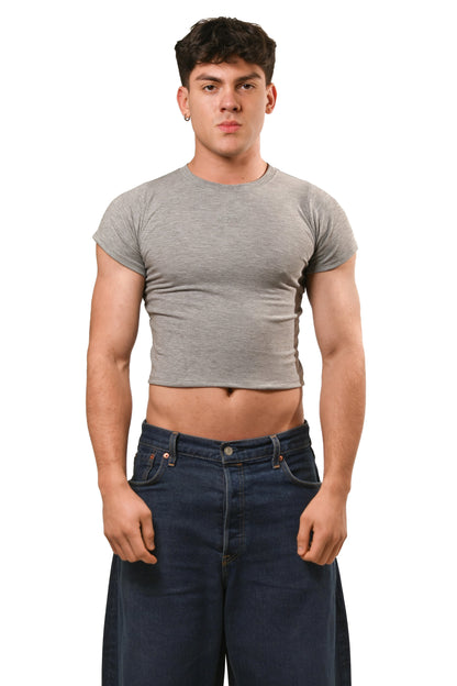 Moon Gray Magnet Baby Tee