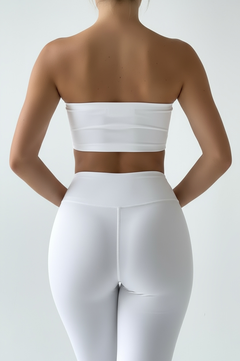 White Original Cotton Jersey Mini Bandeau Top