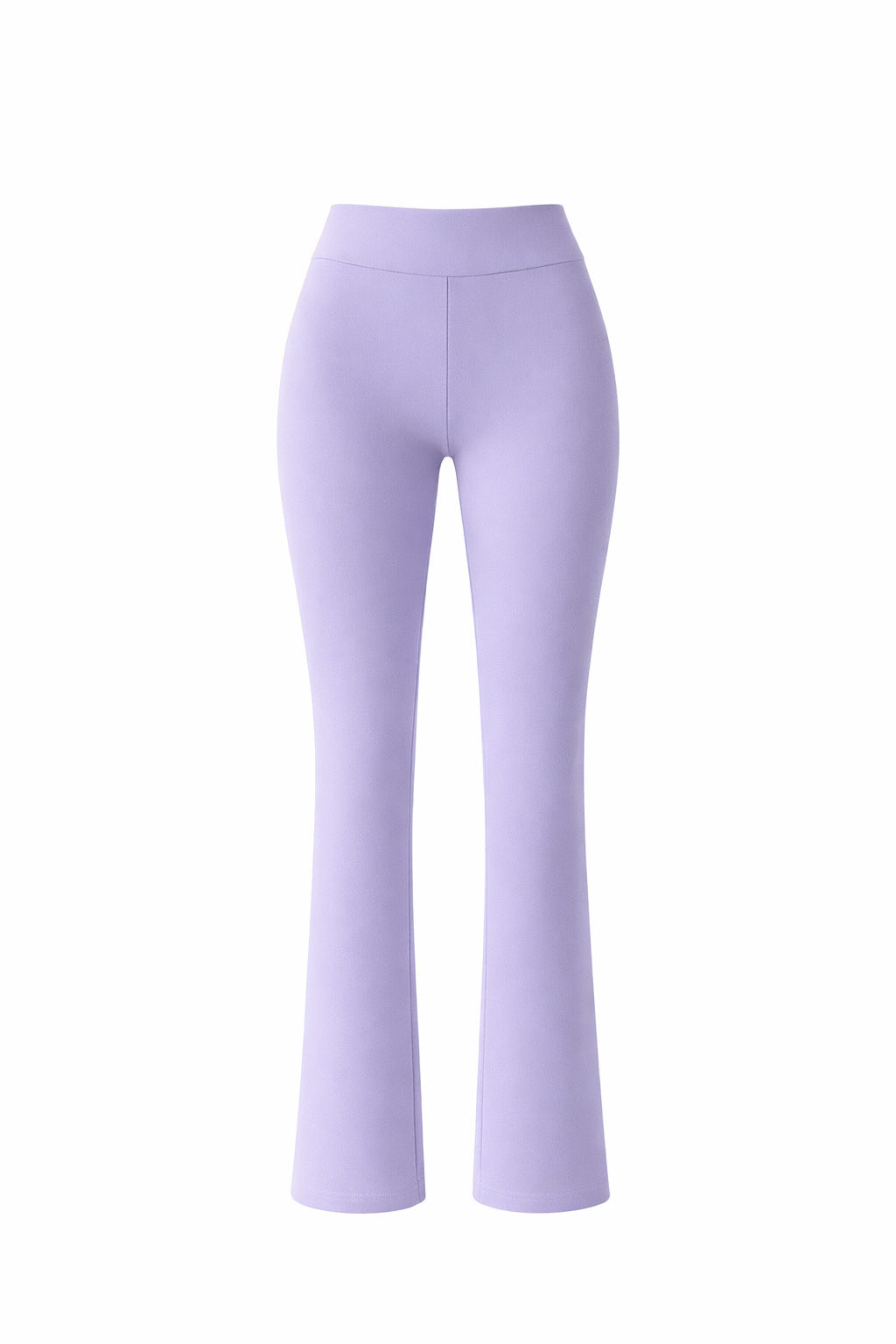 Lilac Basic Straight-Cut Cotton Jersey Leggings