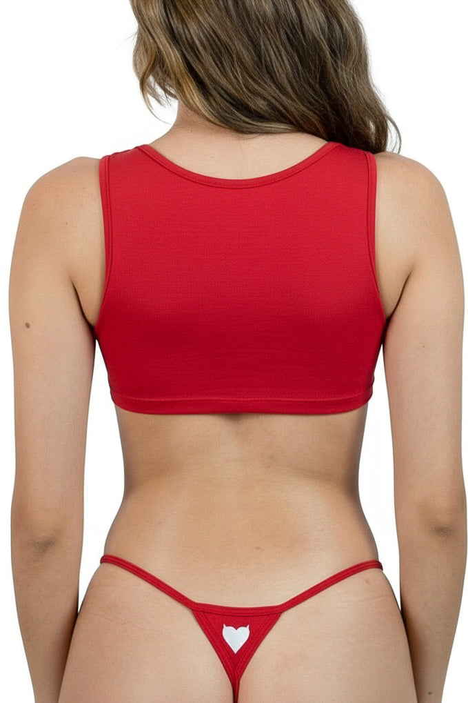 Red Woman G-String Thong