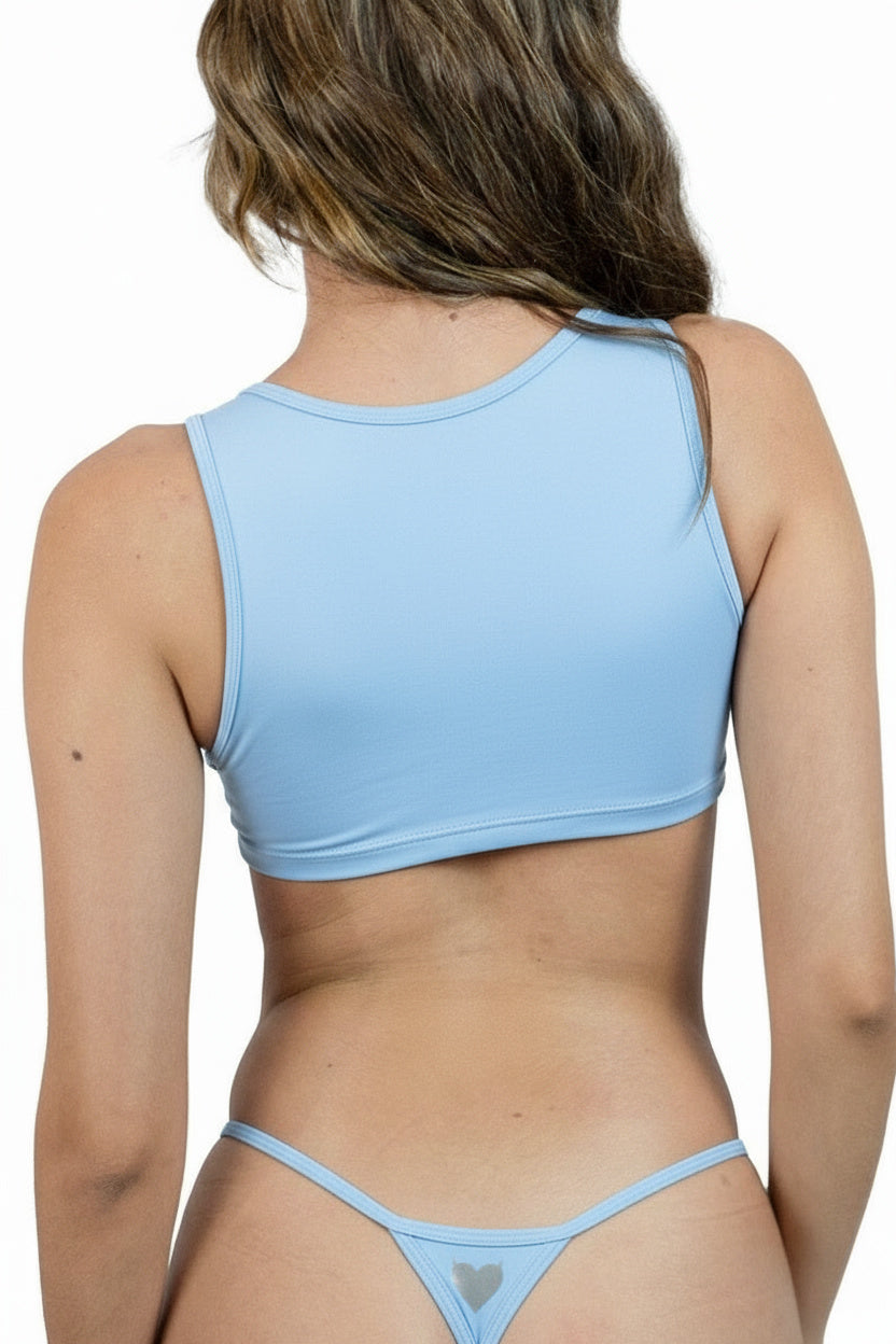Baby Blue Woman G-String Thong