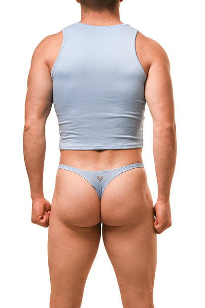 Baby Blue Gabriel Thong Set
