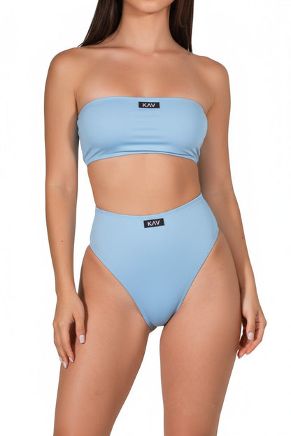 Baby Blue Swim Tube Top