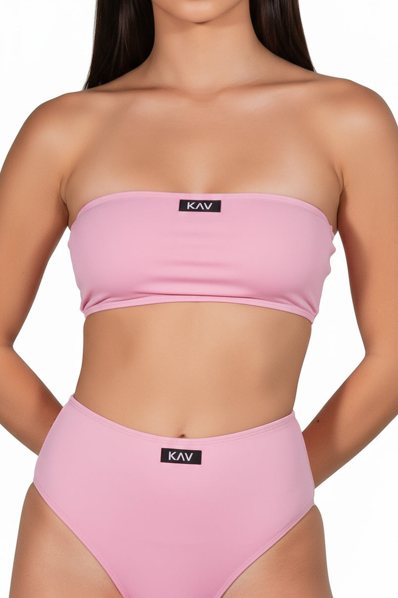 Pink Swim Tube Top