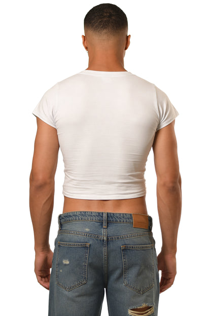 White Magnet Baby Tee