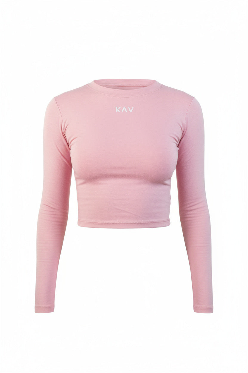 Pink Long Sleeve Magnet Top