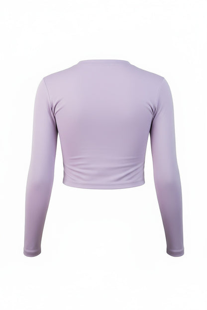 Lilac Long Sleeve Magnet Top