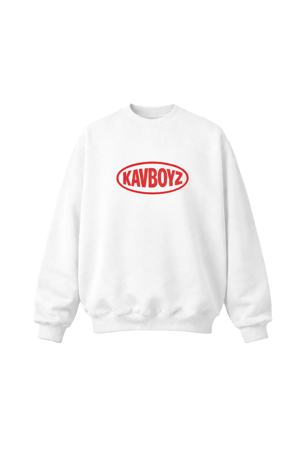 White KAVBOYZ Sweater