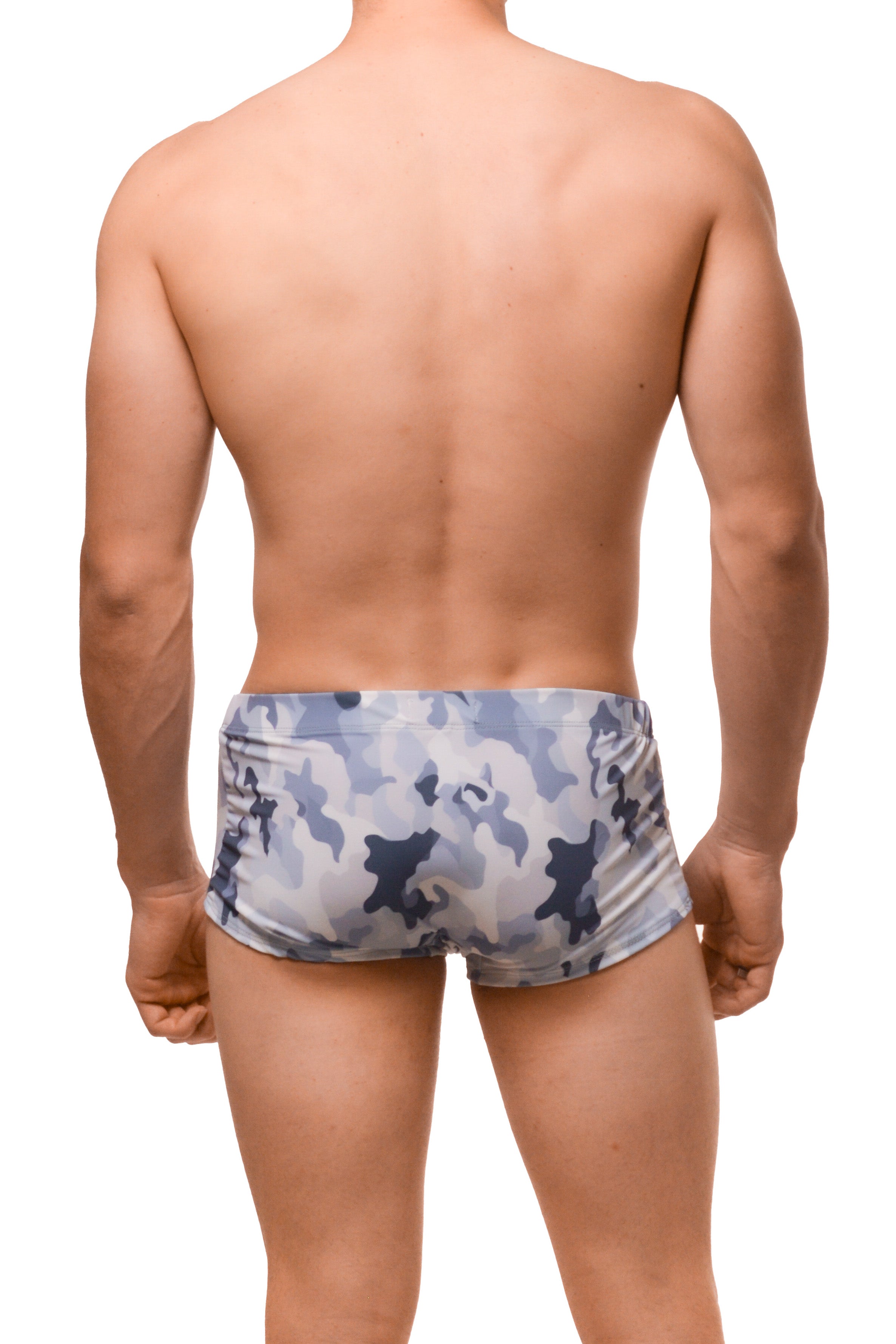 Gray Camo Devils Swim Short