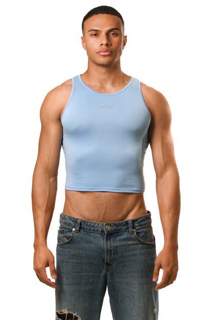 Baby Blue Magnet Tank Top