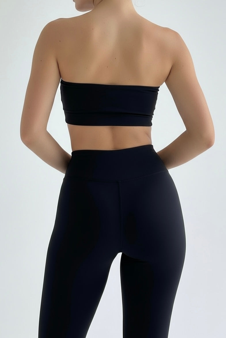 Black Original Cotton Jersey Mini Bandeau Top