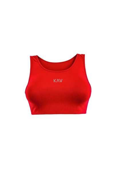Red Original Super Cropped Tank Top