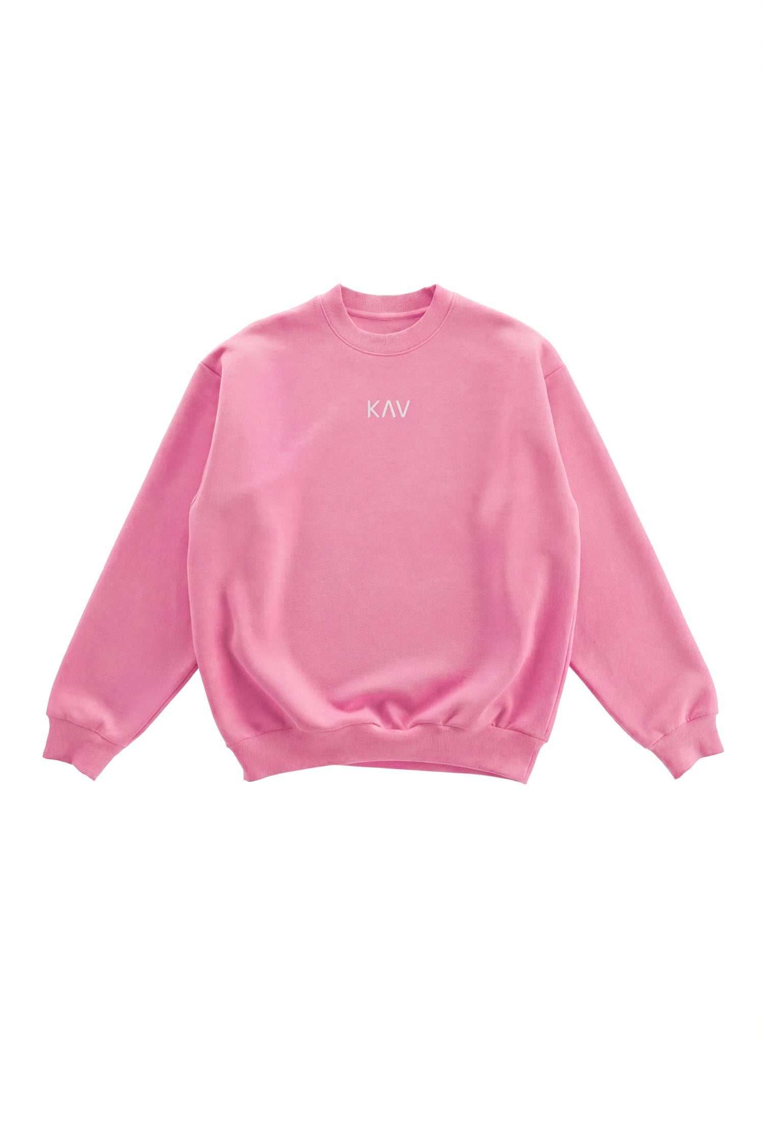 Pink Original Oversized Crewneck Sweater