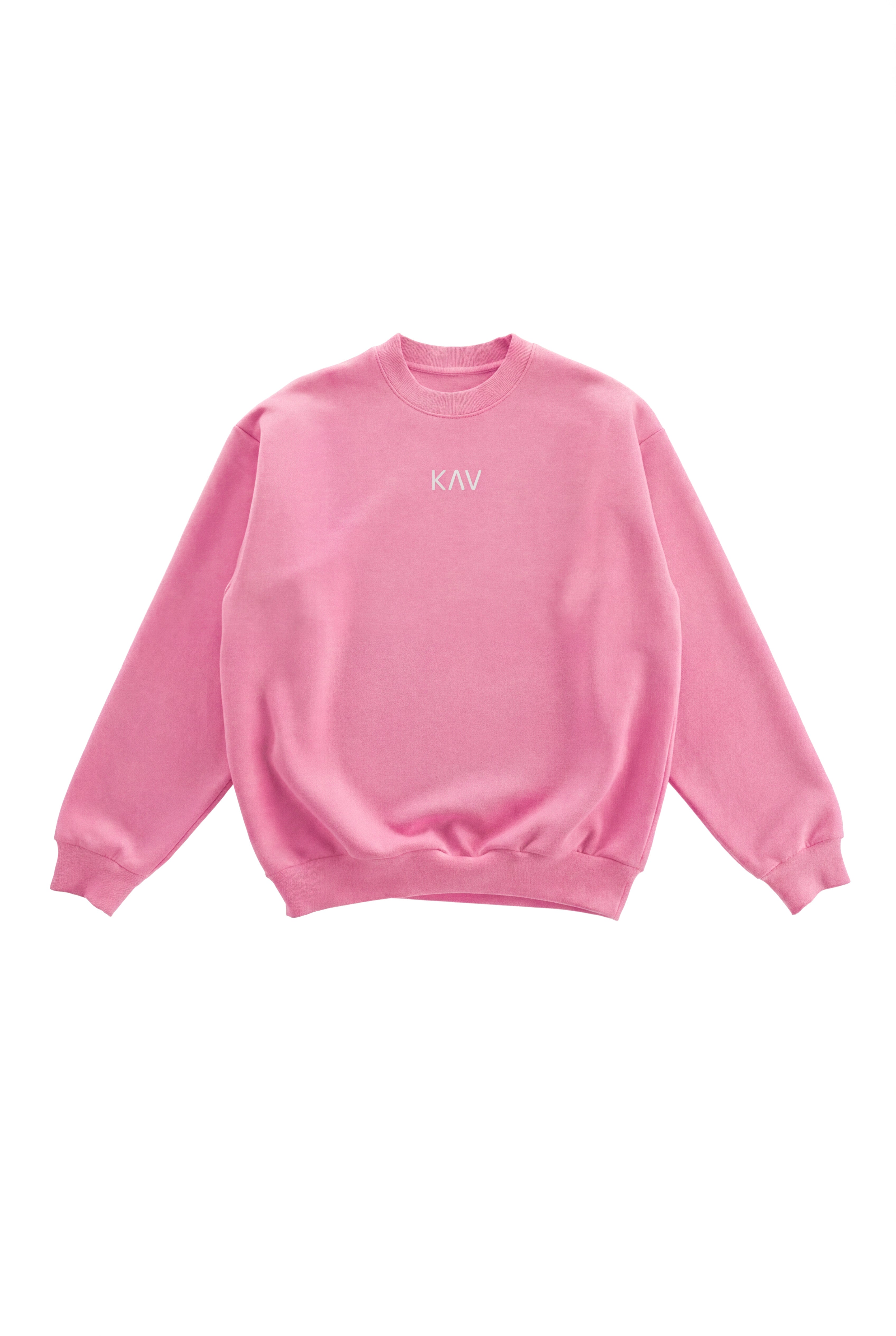 Pink Original Oversized Crewneck Sweater