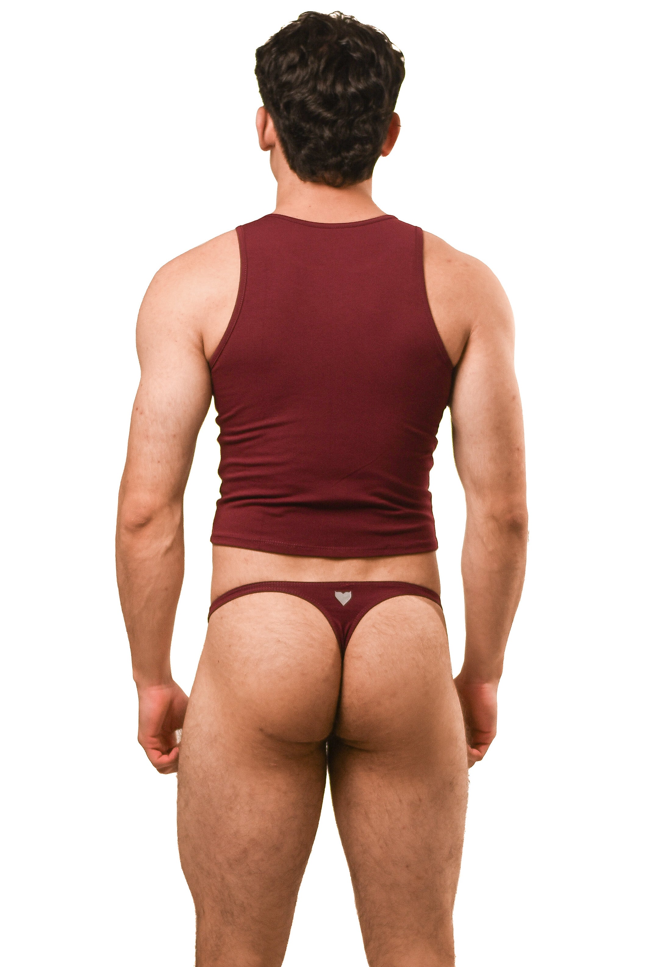 Dark Red Magnet Tank Top