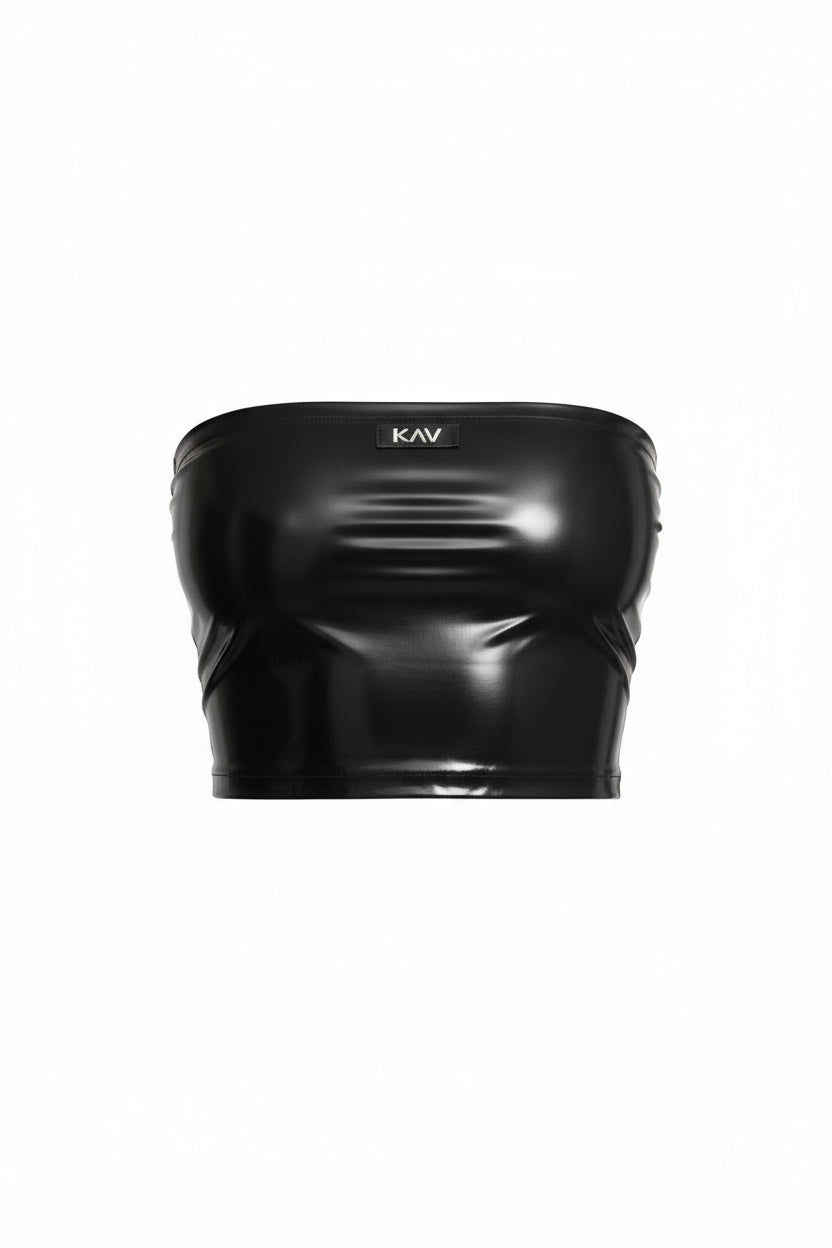 Black Latex Minimal Corset