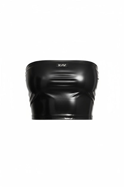 Black Latex Minimal Corset