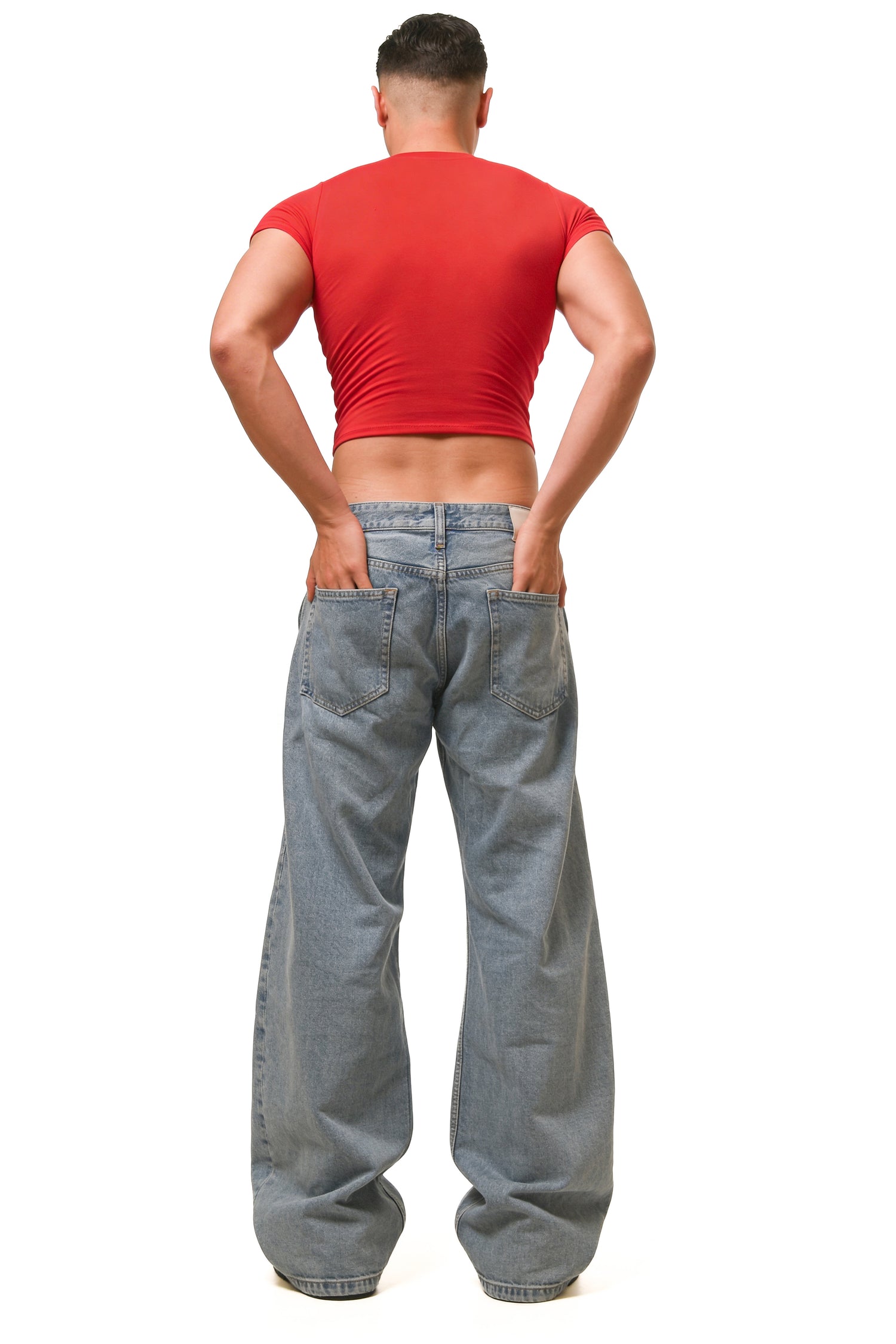Red Magnet Baby Tee