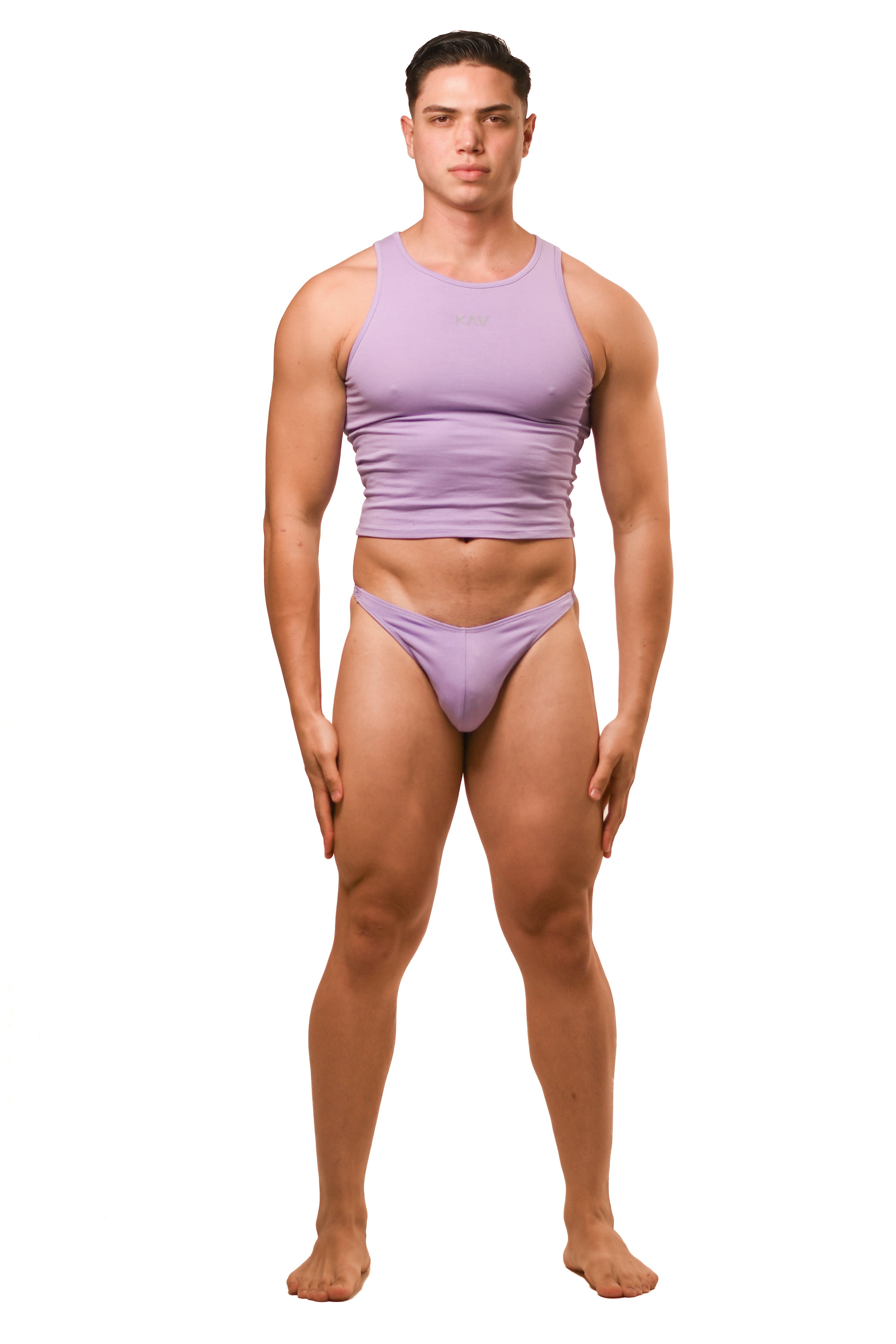 Lilac Gabriel Thong Set