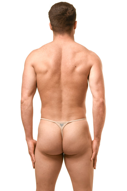 Beige Men G-String Thong