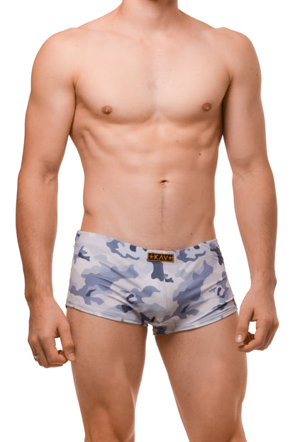 Gray Camo Devils Swim Short