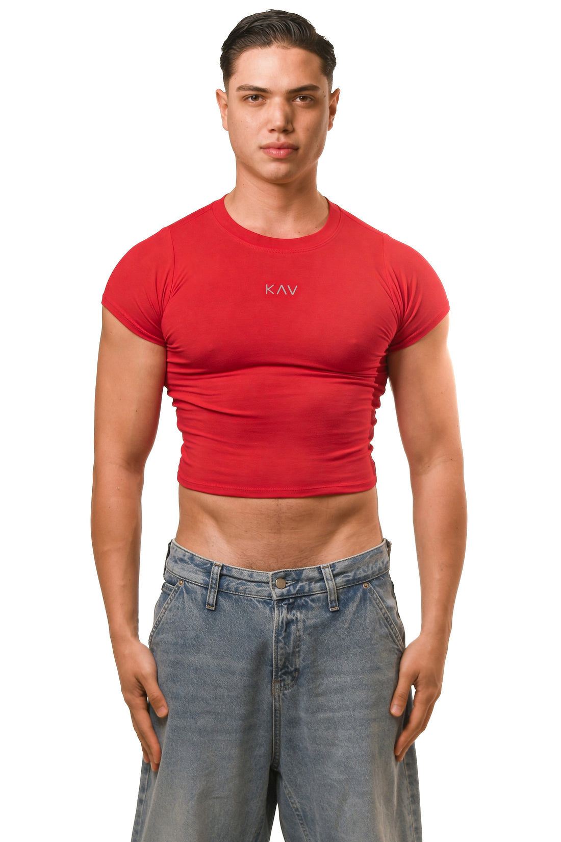 Red Magnet Baby Tee