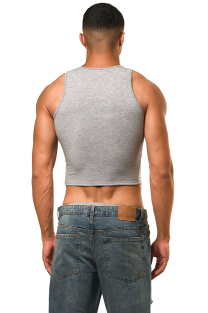 Gray Magnet Tank Top