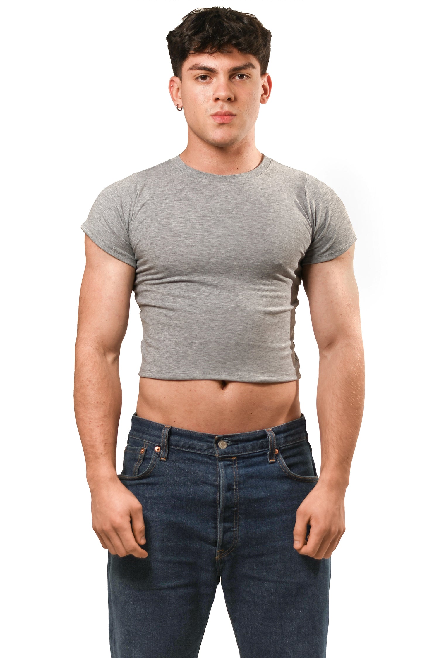 Moon Gray Magnet Baby Tee